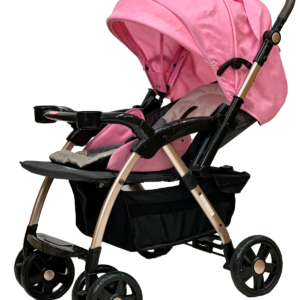 CARRINHO DE BEBE EBABY 1092 ROSA
