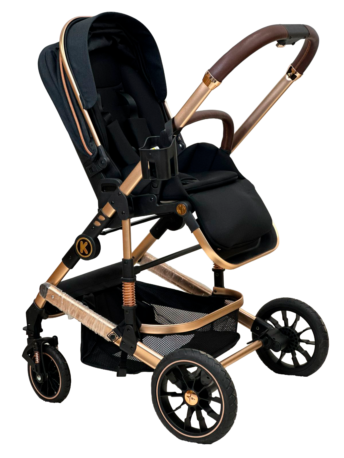 CARRINHO KAEDIN PRETO C/BEBE 520-2