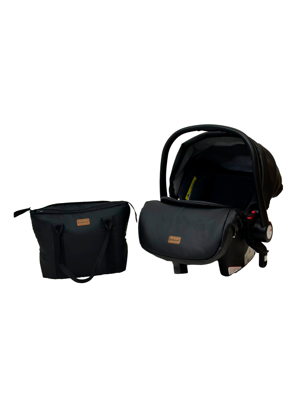 CARRINHO CB Q3 PU PRETO C/BEBE