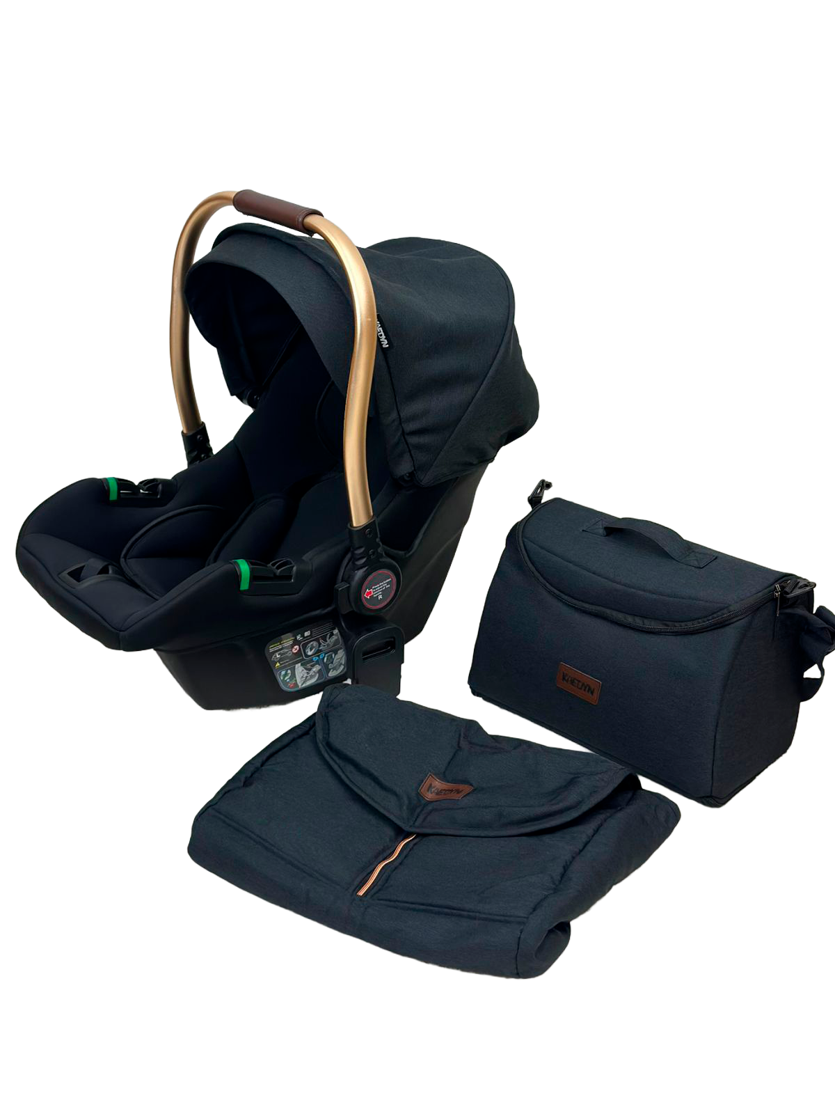 CARRINHO KAEDIN PRETO C/BEBE 520-2