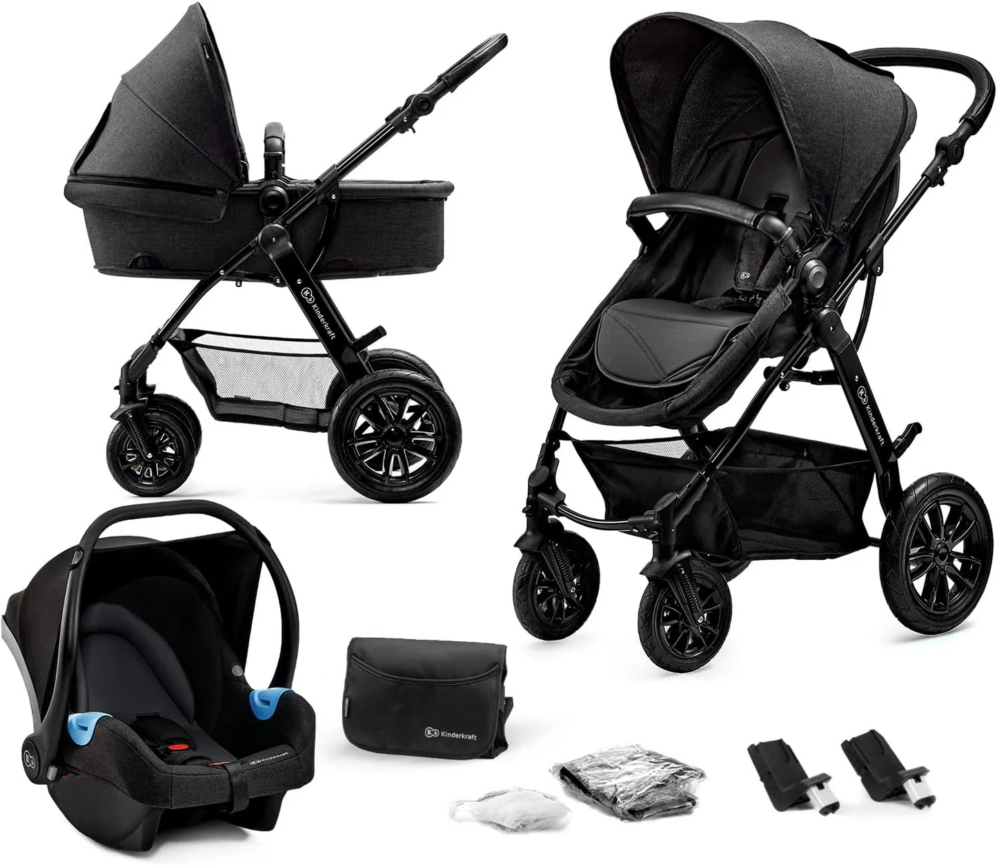 CARRINHO DE BEBE 531+C PRETO