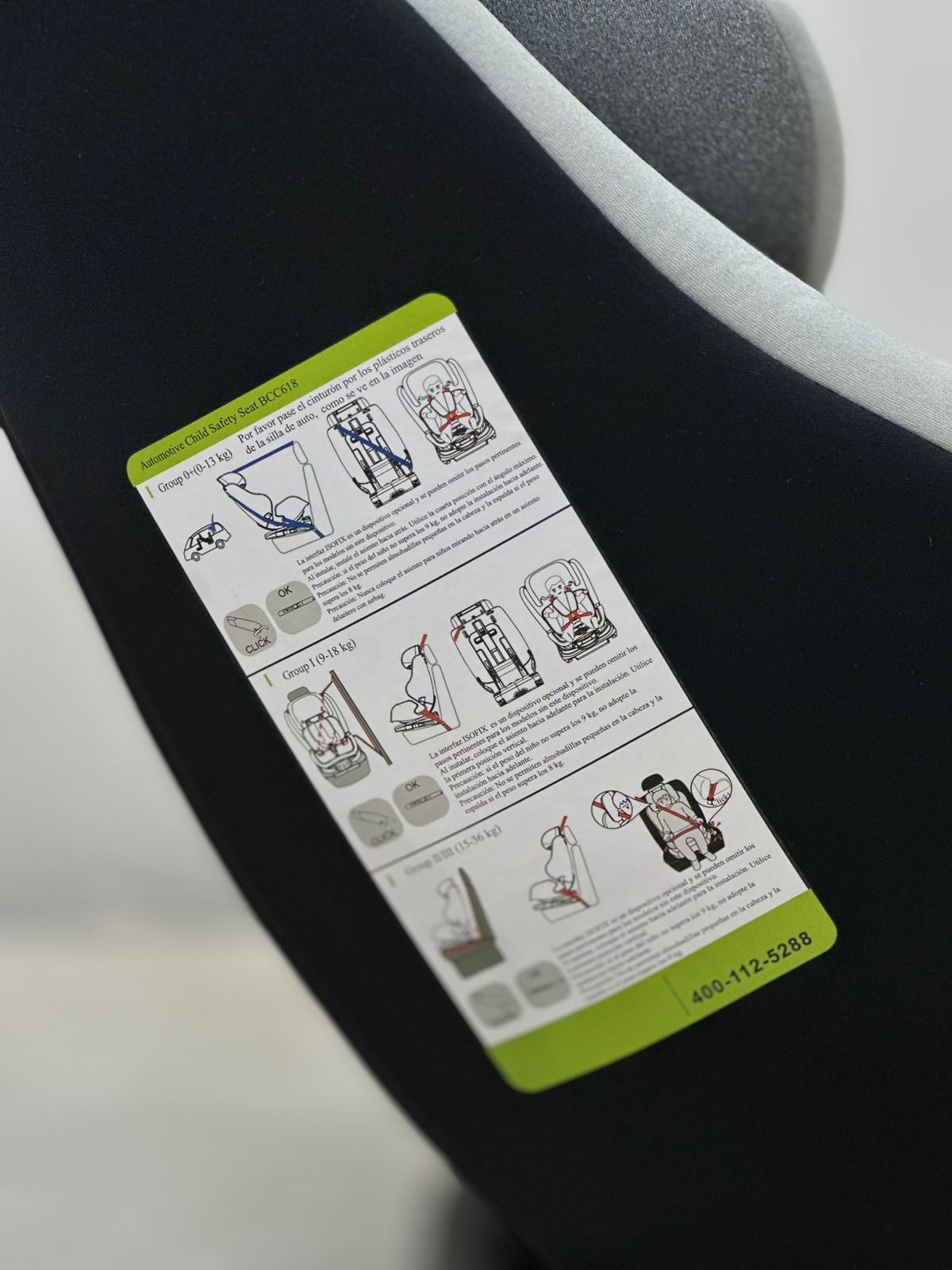CADEIRA EBABY 566 ISOFIX 360C
